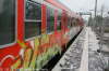RE verl�sst Gleis Richtung Stade