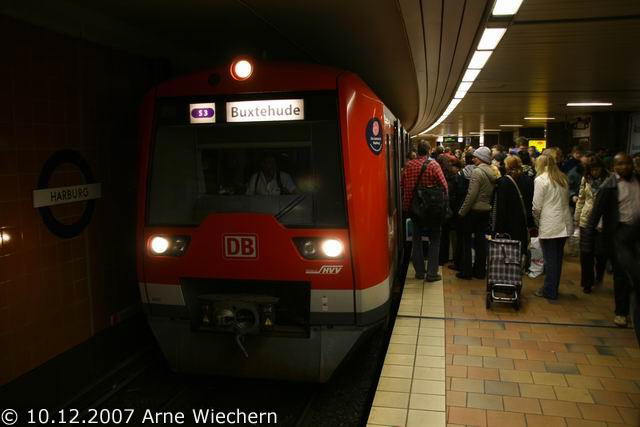 S-Bahn nach Buxtehude in Harburg